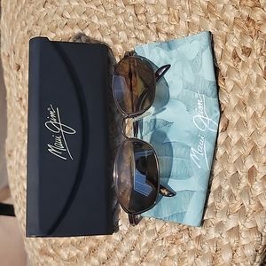 Maui Jim x Flexon MJ-302-23 Maui Copper Frame Polarized HCL Bronze Sunglasses